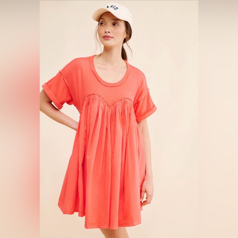 Free People Catalina Babydoll Mini Dress